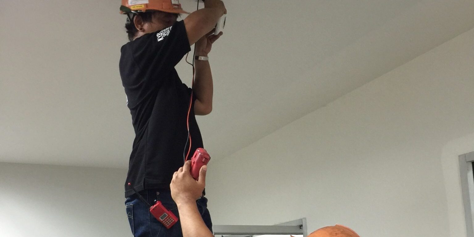 งานติดตั้ง Fire Alarm System