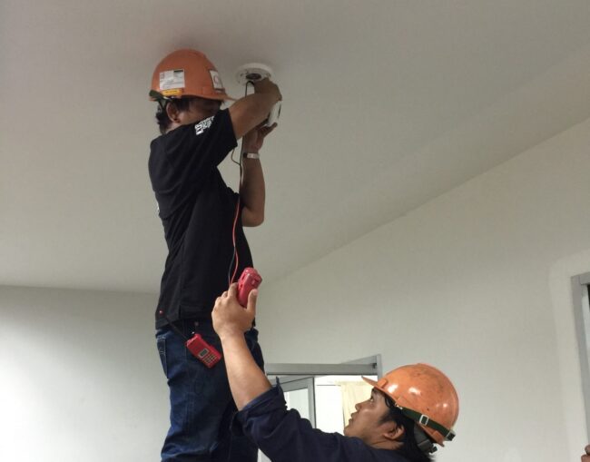 งานติดตั้ง Fire Alarm System