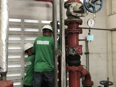 ระบบท่อ งานโครงสร้าง Fire Pump