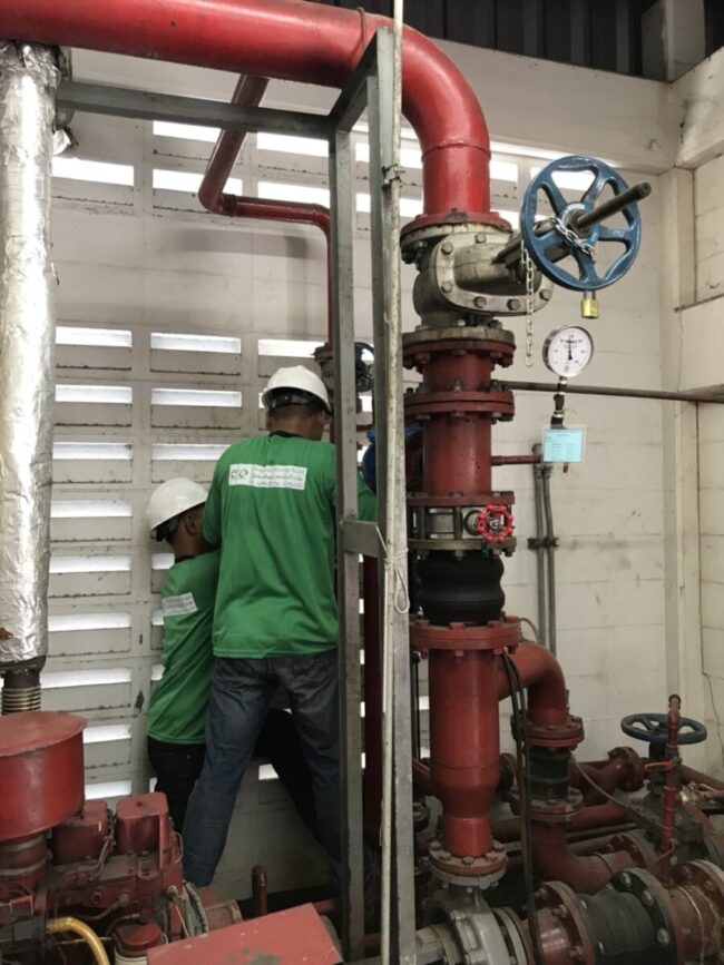 ระบบท่อ งานโครงสร้าง Fire Pump