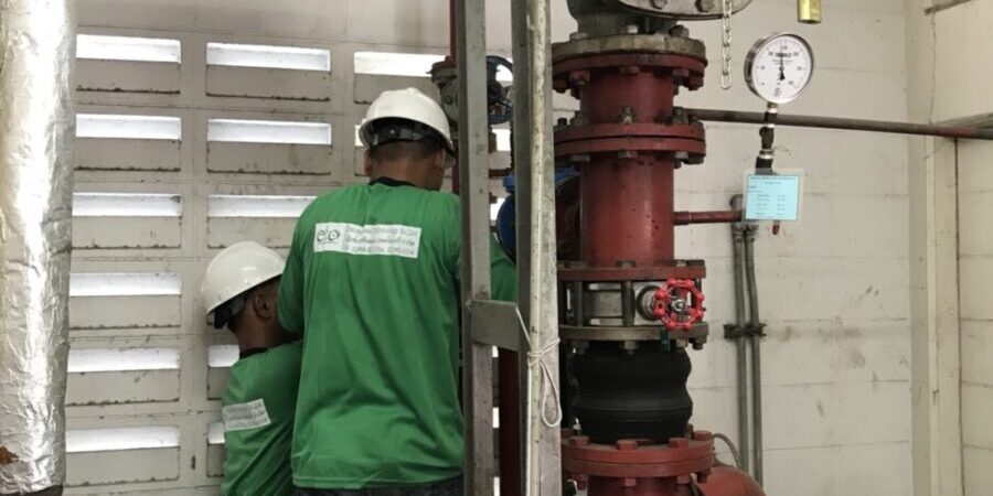 ระบบท่อ งานโครงสร้าง Fire Pump